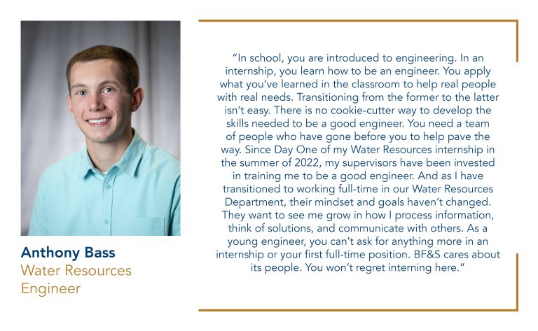 Anthony Bass - Internship Quote